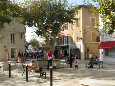 Cassis Town Square, Provence France