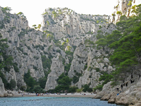 Calanques Cliffs near Cassis France