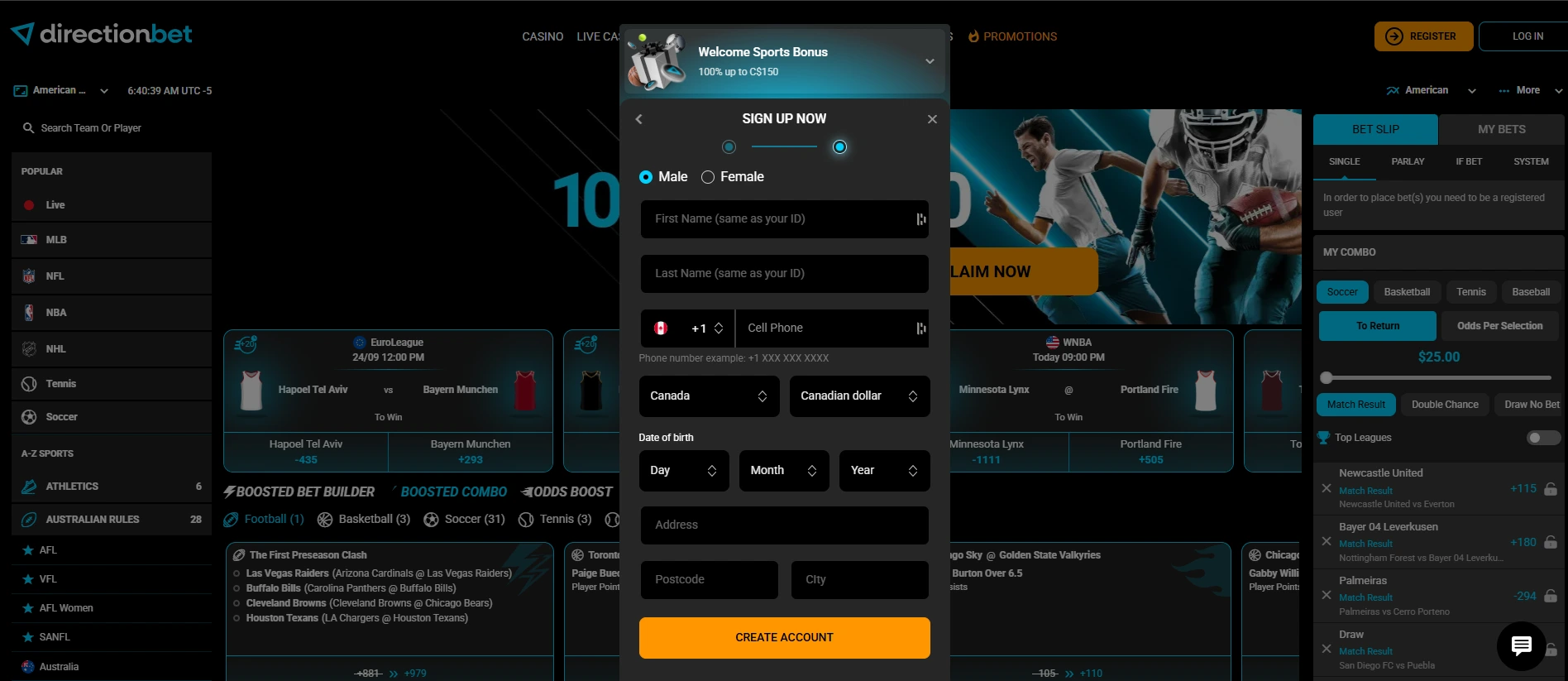 Directionbet bookmaker